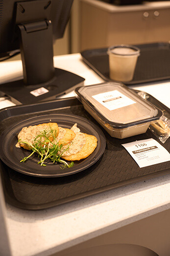 Драники в блинной в ТЦ «Замок»