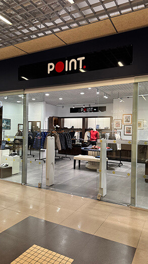 Магазин Point — женской и мужской одежды. Минск, ТЦ «Замок»
