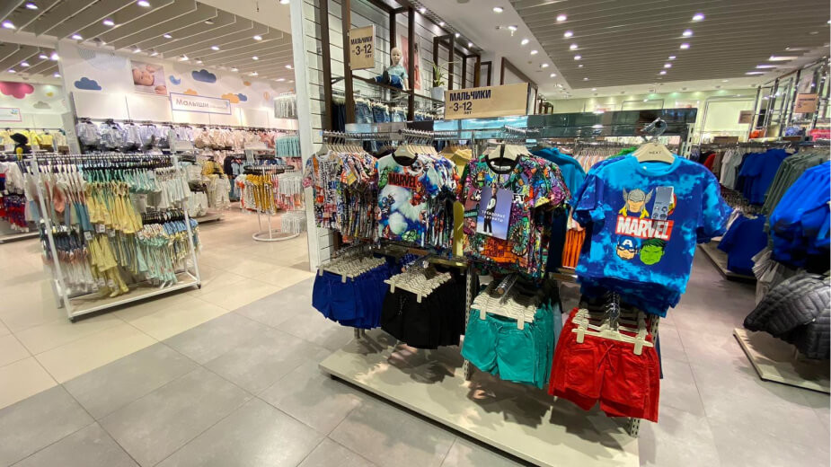 Магазин Mothercare&Next&Benetton. Минск, ТЦ «Замок»